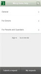 Mobile Screenshot of help.mercyhome.org